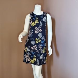 LOFT floral knit tank dress XXSP
